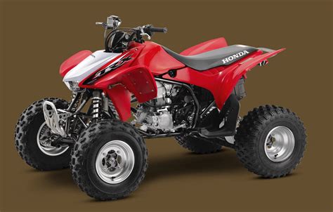 The heart of the TRX450R is a 450cc liquid-cooled SOHC, four-valve, four-stroke motor. Honda will again be the only ATV manufacturer offering two versions of its high performance sport quad. One comes with an electric starter and the other features the standard kick-starter. The electric starter is a simple push of the button, and it starts in ...