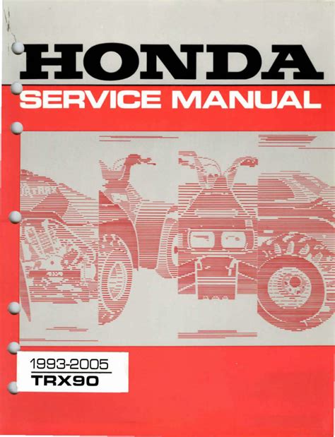 Honda trx90 service repair shop manual 1993 2005. - Honda vfr 800 interceptor hand manual.