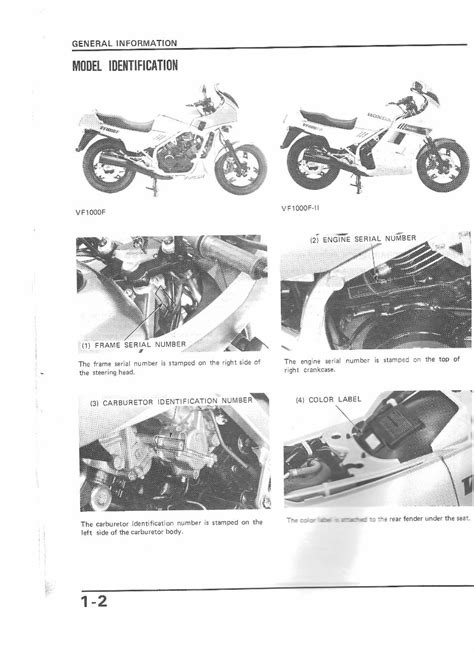 Honda vf1000f interceptor 1984 1985 1986 1987 1988 workshop manual. - 1974 johnson 70 hp owners manual.