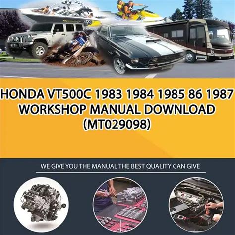 Honda vt500c 1983 1984 1985 86 1987 werkstatthandbuch. - Stanley deluxe garage door opener manual.
