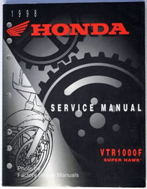 Honda vtr1000f workshop service repair manual 1998 2003 vtr 1000 f. - 2006 ford econoline passenger van manual.