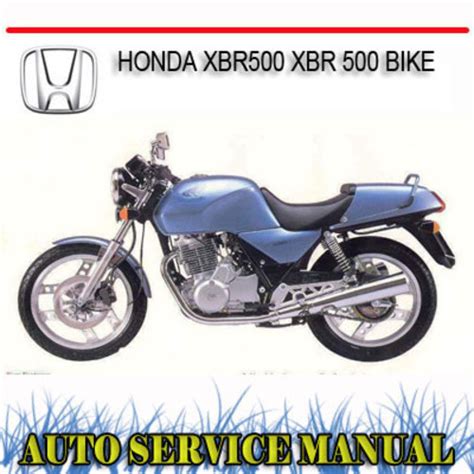 Honda xbr500 xbr 500 bike repair service manual. - Tohatsu outboard manual work 40 hp.