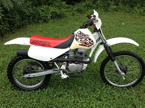 Honda xr100 for sale. $850 Rockford, Illinois Year - Make - Model - Category - Engine - Posted Over 1 Month Used. 2000 Honda XR100R dirt bike for sale. Good condition motorcycle, 4 stroke, 99cc engine, 5 speed. 30 inch seat height. Rear tire showing wear and rear of seat. Priced accordingly. $850.00 firm. Email or Call (before 9pm) for any questions. Thanks. 