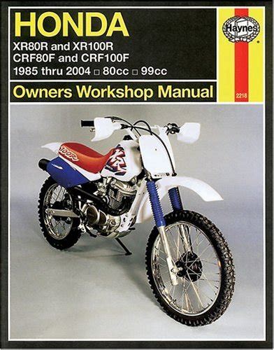 Honda xr80 100r crf80 100f owners workshop manual. - Epson printer repair reset ink service manuals 2008.