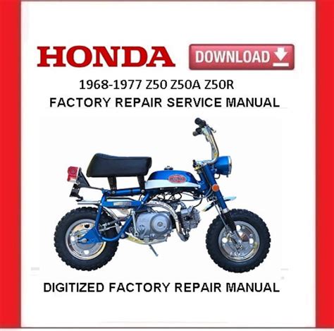 Honda z50r z50a motorcycle service repair manual 1970 to 1981 download. - Utilidad de copia de software epson.