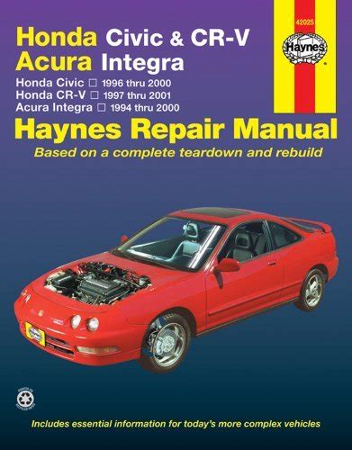 Read Online Honda Civic 9600 Crv 9700  Acura Integra 9400 By Larry Warren