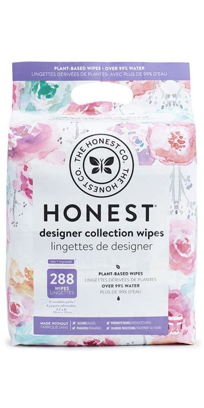 Honest Designer Collection Wipes