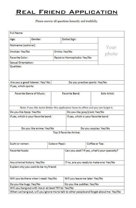 Honestly taking applications. Fill this out and send it to me in my ask