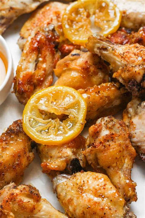 Honey Lemon Pepper Wings - Organically Addison