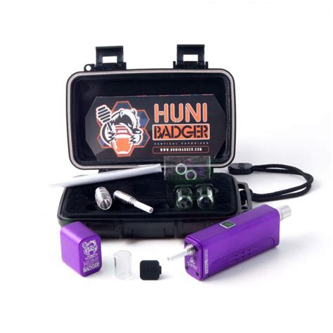 Huni Badger® portable device uses a ceramic heating ele