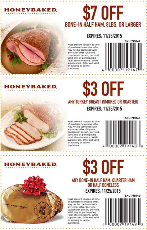 Honey baked coupons 2023. Loading... Honey Baked Ham 