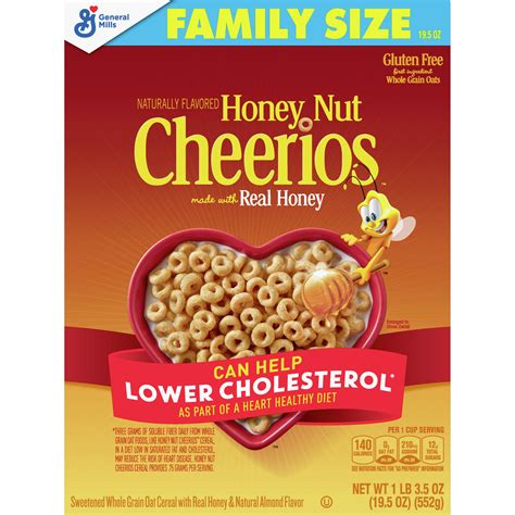 Honey cereal. Multigrain Cheerios: 18 mg of iron and 100% of vitamin B12 per 1 ⅓ cup serving. Honey Bunches of Oats Honey Roasted: 16.2 mg of iron and 100% of vitamin B12 in every one cup serving. Cheerios Oat Crunch Almond: 14.4 mg of iron and 90% of vitamin B12 per every one cup serving. 
