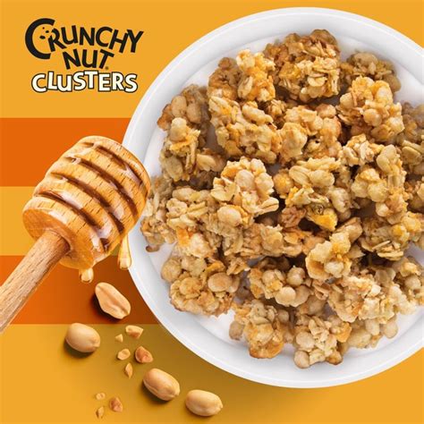 Honey nut clusters. These 100% whole grain clusters are made with 5 super grains - oats, millet, buckwheat, amaranth, quinoa – and include honey and toasted coconut for a healthy, gluten free snack mix. Sprinkle this convenient snack over yogurt, cereal or smoothies for a whole grain addition to your breakfast, or enjoy this gluten free granola anytime ... 