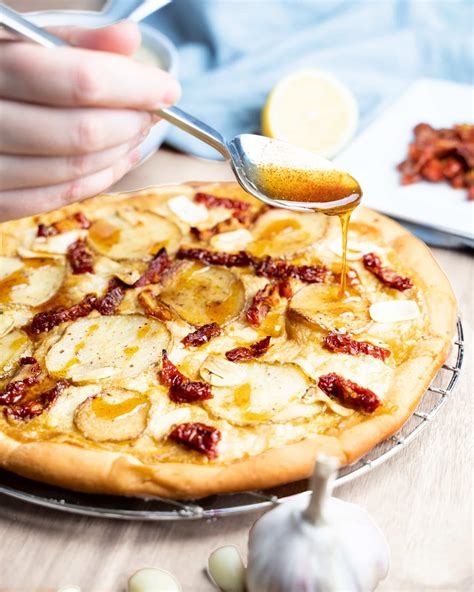 Honey on pizza. It's not honey on pizza; it's a delicious salty and sweet slice with just a little bit of heat. It's also great on sweet stuff! The spicy bite tastes amazing on ice cream and brownies. 