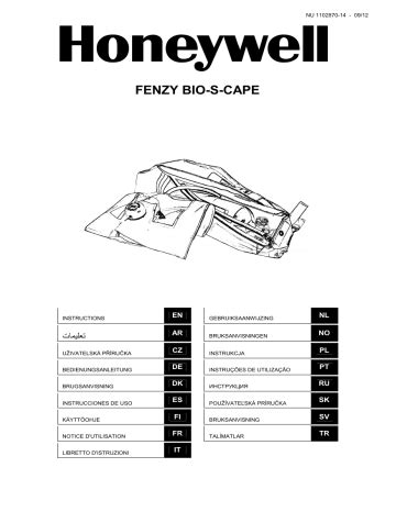 Honeywell FENZY BIO-S-CAPE Instructions Manual