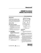 Honeywell Thermostat H8908B Humidistat User Guide