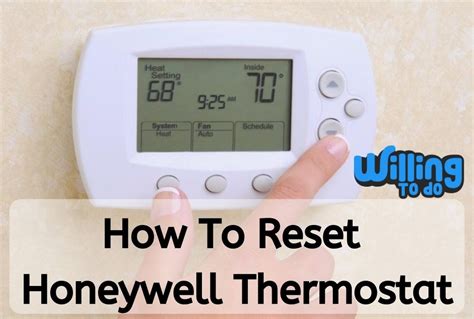 Honeywell ac reset. Close the battery compartment. Put your unit back on the wall mount, close the face plate, or re-insert the battery compartment. Switch the thermostat back on if you turned it off. Reprogram the thermostat if necessary. Some models, such as the DT135, may need to be programmed again after you change the batteries. 