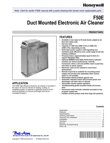 Honeywell electronic air cleaner f50 manual. - Texto y contexto en la investigación musicológica.