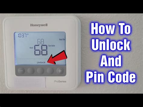 Mar 6, 2022 · You may use the steps below whether you have a basic or touch-screen device for how to unlock Honeywell Pro series Thermostat. Step 1: Press “Menu” on your thermostat. Step 2: Next, you must search the menu for the lock screen by choosing + or -signs. Then press Select to open the LOCK Screen. . 