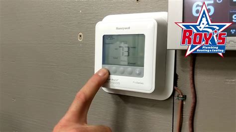 Tap the Home Button to Continue with How to Lock and Unlock a Honeywell Home Thermostat. Find the Home link in the top left corner of the screen, as arrowed above. This returns you to the Home screen. The unit is now in full lock mode. The thermostat, now locked, displaying Its -Home- screen. 11.. 