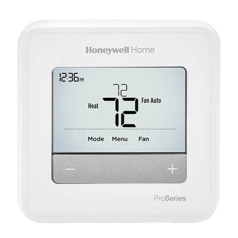 Digital Non Programmable Thermostats Digital Non Programmable Thermostats from Honeywell Home All Honeywell Home Products. T1 Pro Non-Programmable Thermostat. System Application: Conventional/Heat Pump; Stages Heat/Cool: 1/1; Power Method: Battery or Hardwired; Terminal Designations: W,Y,G,O/B;. Honeywell t1 pro