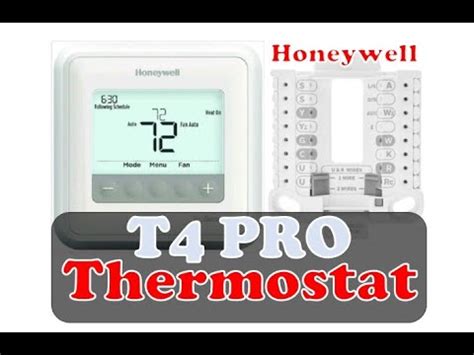 0:00 / 7:10 Installing T4 Pro Honeywell Thermostat Furnace Tech 2.11K subscribers Subscribe 168 Share 45K views 2 years ago New Tstat install on 4x4 box. …. 