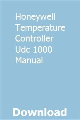Honeywell temperature controller udc 1000 manual. - 1965 20 hp chrysler outboard manual.