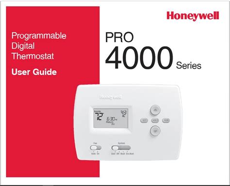 Honeywell th4110d1007 manual. Things To Know About Honeywell th4110d1007 manual. 