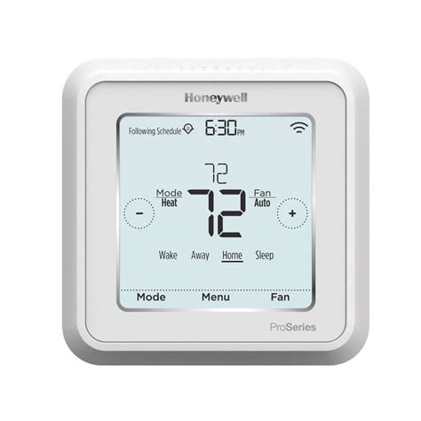 Smart Response Learning. The T6 Pro 7-Day Programmable Thermostat learns your heating and cooling cycle times to deliver the right temperature when you want it. With precise temperature control, the thermostat can automatically change from heating to cooling to help maintain the temperature you like most. Intuitive Design.. 