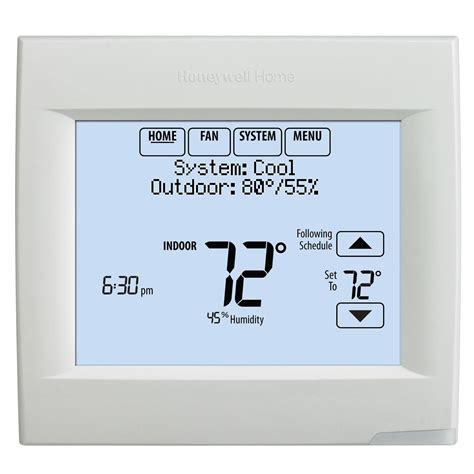  VisionPRO® 8000 with RedLINK® is a 7 day programmable touchscreen thermostat that is selectable for residential or light commercial use. The thermostat can be wired directly to the equipment, used with the THM5421R1021 Equipment Interface Module or used with the THM4000R1000 TrueZONE® Wireless Adapter. Works with the RedLINK® accessories ... . 