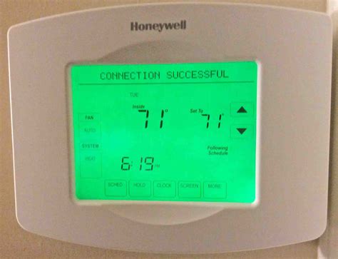 Honeywell thermostat wifi setup. 