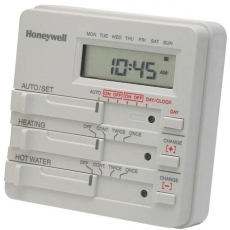 Honeywell timer switch manual pdf. Honeywell Control Systems Ltd. Arlington Business Park, Bracknell Berkshire RG12 1EB Technical Help Desk: 08457 678999 www.honeywelluk.com ... system, it is not necessary to have this switched on all the time, even when you are in the house. 4. Consider the heat up times required for your central heating. Every home 