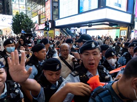 Hong Kong detains 8 people on eve of Tiananmen Square anniversary