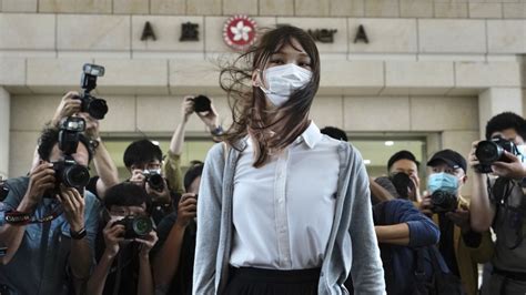 Hong Kong pro-democracy activist Agnes Chow jumps bail and moves to Canada