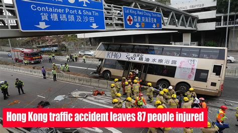 Hong Kong traffic accident leaves 87 people injured