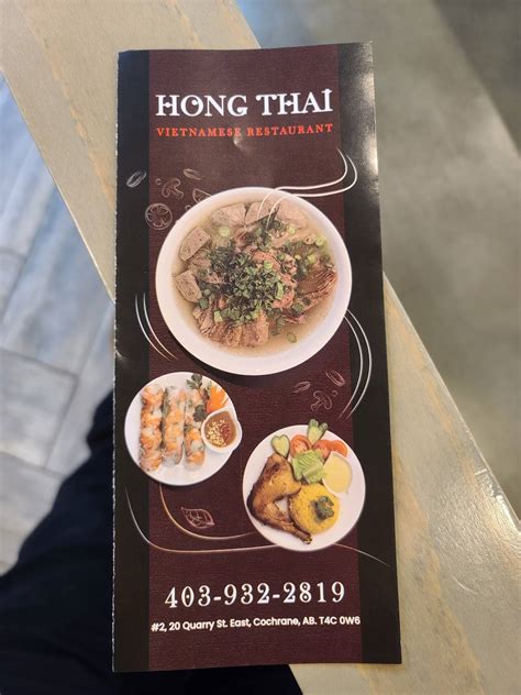 Hong Thai Restaurant - Menu & Reviews - 5599 W Greenfield Ave ...