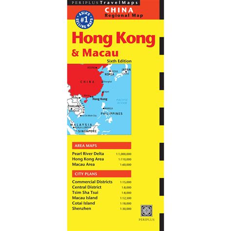 Read Online Hong Kong  Macau Travel Map Sixth Edition Tuttle Travel Maps By Periplus Editors