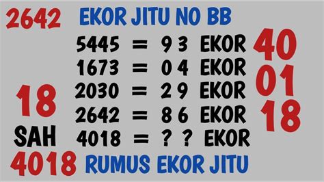 Hongkong tadi malam berapa keluar. Ekor jitu hk pasti tembus rumus kuno.