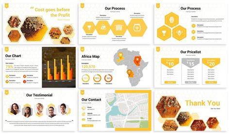 Honigbee - Honey Powerpoint Template, Presentation Templates