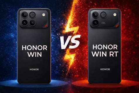 Honor win rt kimovil.  Comparison of features, performance, design, battery, camera and ...