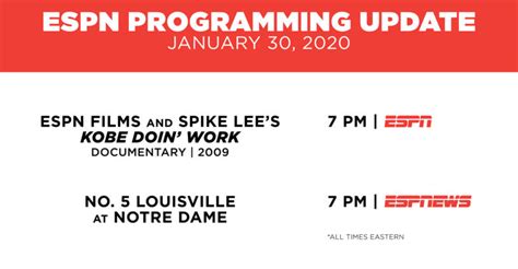 Honoring a Legend: ESPN Films and Spike Lee’s Kobe Doin’ Work ...