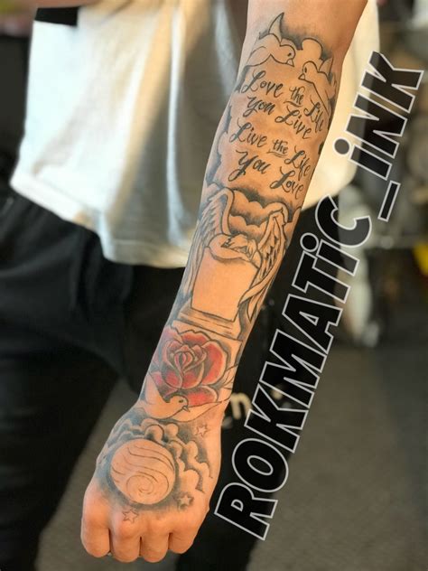 Pt 2 of gangster leg sleeves tattoo from a different angle! By @ronstagram! Tattoo artists sign up for FREE on Inkgeekstattoos .com and the Inkgeeks app! Mak.... 