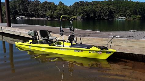 Want to watch the in depth review? Click the link below. https://www.youtube.com/watch?v=aVDbQSMGh8wHERO 130 SKIFF & 6HP OUTBOARDhttps://www.hoodoosports.com...