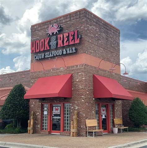 Hook and reel locations. Hook & Reel Cajun Seafood & Bar - Fayetteville, NC. 💸 Thirsty for a deal? Sip away with our unbeatable $1 BOGO beer special! Every drop is a toast to flavor and affordability 🍺💰 Available through March 31st. 