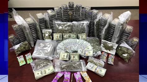 A police K-9 found a large number of illegal drugs in one of the motel rooms.. 