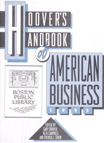 Hoovers handbook of american business 1993 peofiles of five hundred major u s companies. - Harrison manual of medicine 19th edition chm.
