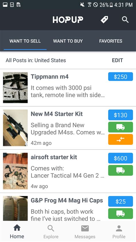 HopUp Airsoft Marketplace APK Download for Android 