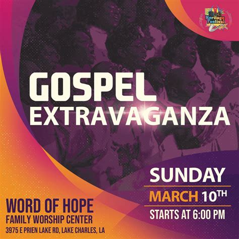 Hope Word Of Hope Family Worship Center Lake Charles