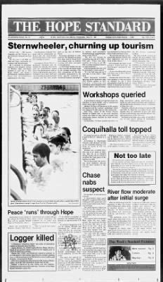Hope standard newspaper. Commuters faced service disruption Thursday night, Frida...