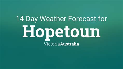 Hopetoun 14 day weather forecast - weatherinau.com